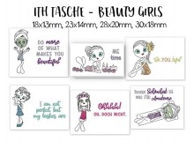 Stickserie ITH - Beauty Girls Tasche
